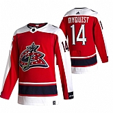 Columbus Blue Jackets 14 Gustav Nyquist Red Adidas 2020-21 Reverse Retro Alternate Jersey Dzhi,baseball caps,new era cap wholesale,wholesale hats
